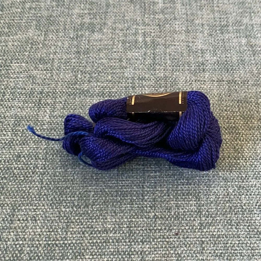 Blue Needlepoint Thread Yarn
